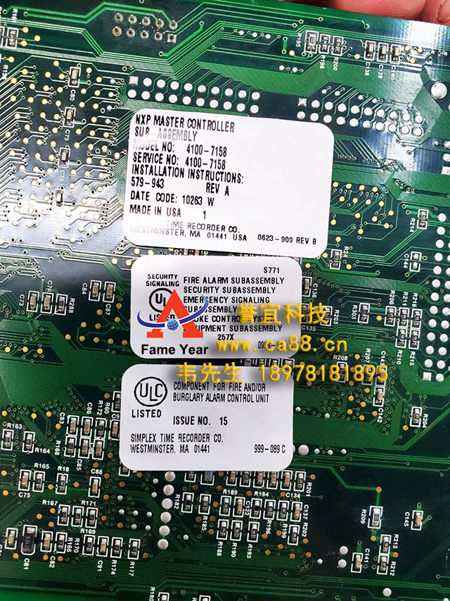 Simplex˹NPX  4100-7158, 579-943 REV B